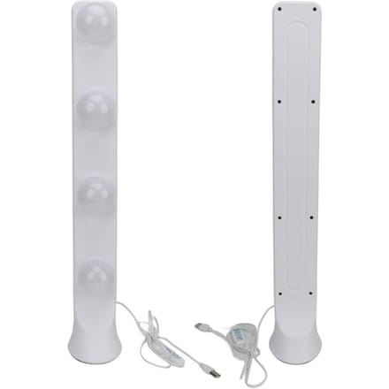 LED Vanity Lights 4 LED-lampen Draagbaar Make-uplicht 3 Kleurtemperaturen Live Streaming Invullicht wit