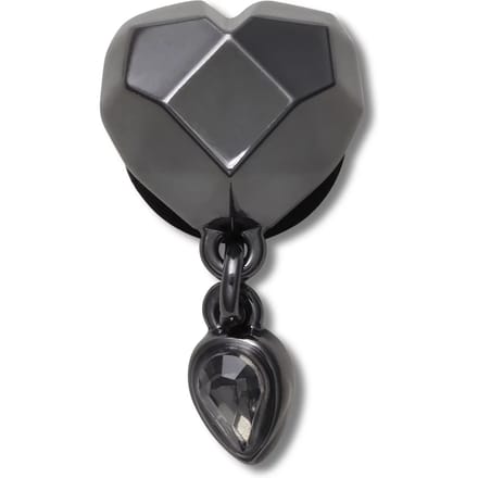 Jibbitz Crocs Punk Gunmetal Heart