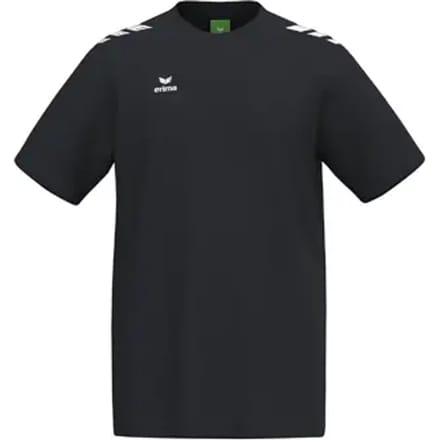 Erima Cmpt 3 Wings T-Shirt Heren - Zwart / Wit | Maat: M