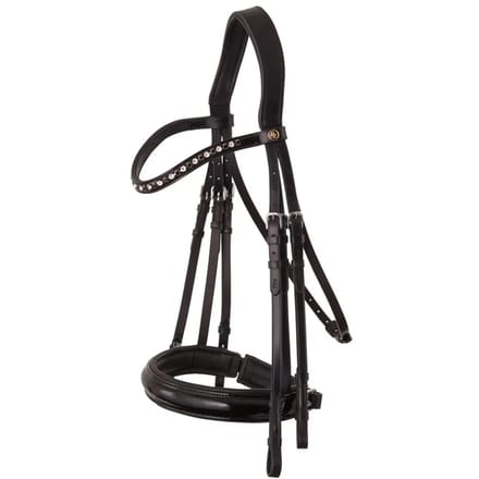 BR Stang & Trens Hoofdstel Wendover Zwart - FULL