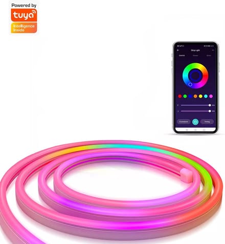 Denver Smart Led Strip 5 Meter - Appbediening - Google Home - Amazon Alexa - Led Verlichting - LCO551