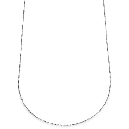 Essentials | 1,6 mm Zilverkleurige Ketting met Bolletjes Schakels