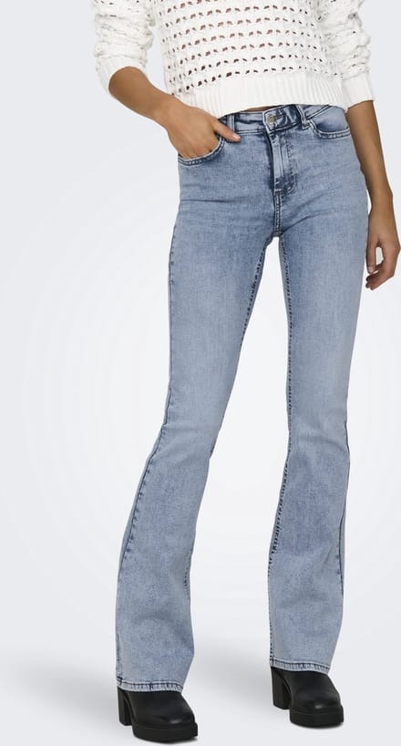 ONLY - ONLBLUSH MID SK FLARED DNM TAI864 NOOS - Dames - Jeans