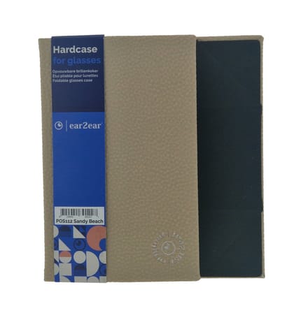 Opvouwbare brillenkoker POS112 kunstleer - Sandy Beach