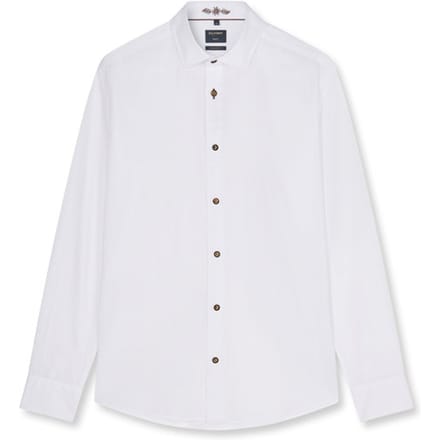 OLYMP Casual Overhemd, Regular Fit, Kent, Wit