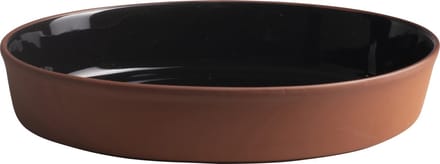 Gusta Ovenschaal - Zwart Bruin - 29,3x20x5,5cm