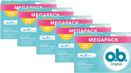OB Tampons Super - Megaverpakking 5 x 40 Stuks
