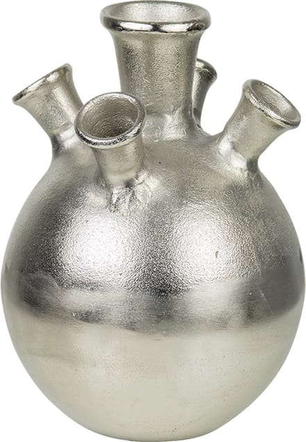 tulpen vaas zilver 22cm