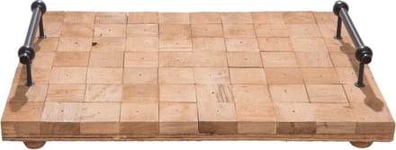 Dienblad 40*28*8 cm Bruin | 6H1606 | Clayre & Eef