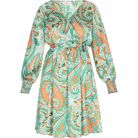 usha jurk Dames Groen Veelkleurig