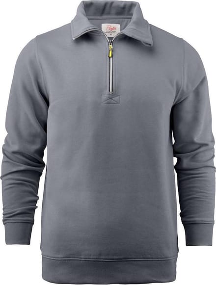 Printer SWEATSHIRT ROUNDERS RSX 1/2 ZIP 2262053 - Staalgrijs - S