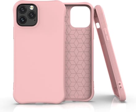 Peachy Soft case TPU hoesje geschikt voor iPhone 11 Pro - roze