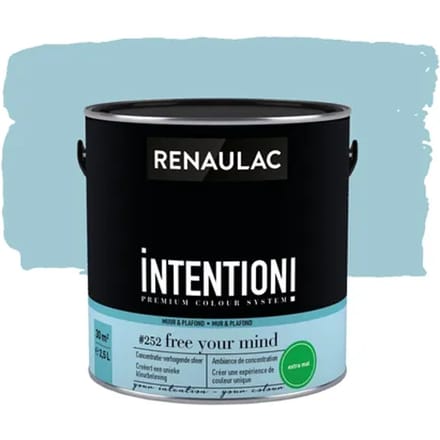 Renaulac Intention Muurverf - Extra Mat - Free Your Mind - 2,5l