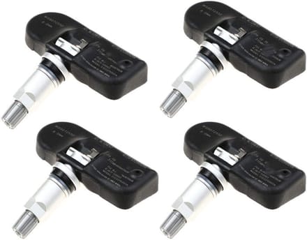TPMS Sensoren - Bandenbewaking - Veilig Rijden - Directe Vervanging - 4 Stuks - Zilver