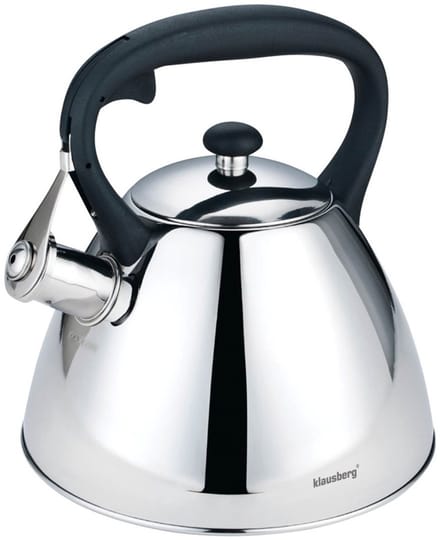 Klausberg 7207 fluitketel - 3L - rvs - alle warmtebronnen