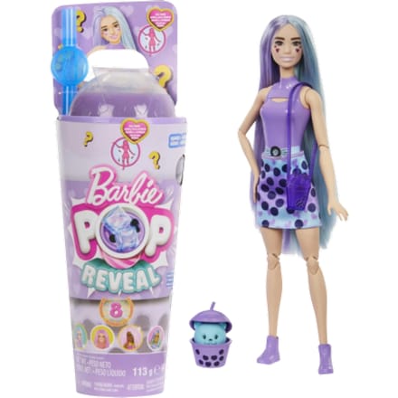 Bubble tea pop doll maranga melk reveal poppen Mattel