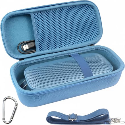 Duurzame Hard Travel Case voor Draagbare Bluetooth Speaker, Bescherming en Opbergruimte, Geschikt voor Flex Model