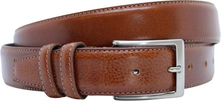 Luxe Riem Cognac - Nette riem - Leren riem - Riemmaat 105 - Nette Gesp - Echt Leer - Pantalon Riem