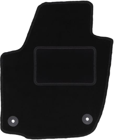 Chauffeursmat zwart voor: Skoda Roomster combivan (2006-2015)
