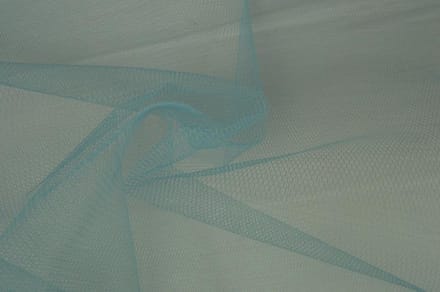 Tule stof - Baby blauw - 15 meter