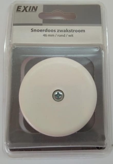 Exin Snoerdoos zwakstroom | wit