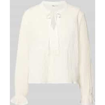 Regular fit blouse met lange mouwen met intarsia model 'ViCKY LIFE'