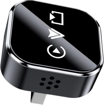 Screen Mirroring Adapter - Smart Display Bridge - Auto Media Streaming - Bedraad naar Draadloos - 10 cm - Zwart