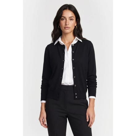Brooks Brothers Cardigan Cotton Black Größe: M | Cardigans Outlet | Damen | Schwarz