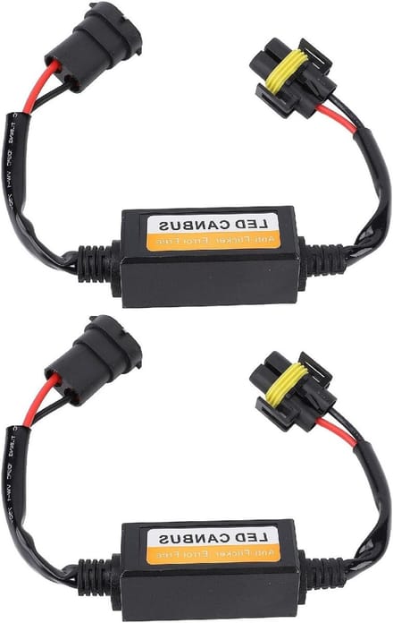 Set van 2 LED Koplampen met Canbus Decoder, H8 H9 H11 Plug, Anti-Flicker en Weerstand voor Foutmeldingen