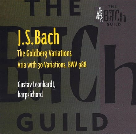 Bach Goldberg/Leonhardt
