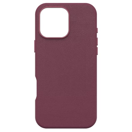 OtterBox Symmetry Cactus leren Backcover met MagSafe voor de Apple iPhone 16 Pro Max - Maroon Bells