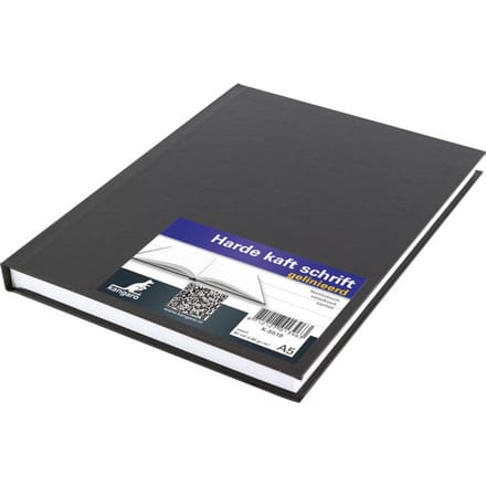 Kangaro schoolschrift - A5 - lijn - 160 pagina's - 80 grams - harde kaft - zwart