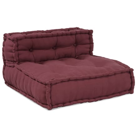 vidaXL - Modulebankeenheid - Stof - Bordeaux - 210 - x - 140 - x - 56 - cm