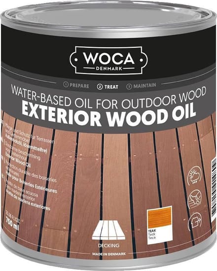 WOCA Exterior Wood Oil TEAK - 750 ml