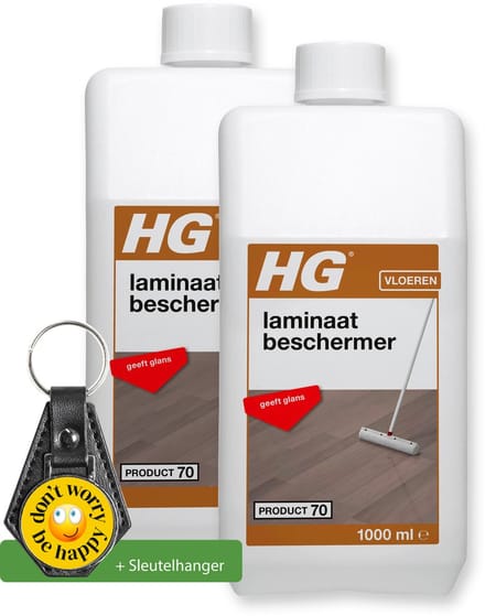 HG Laminaatbeschermer - 2 stuks - inclusief sleutelhanger