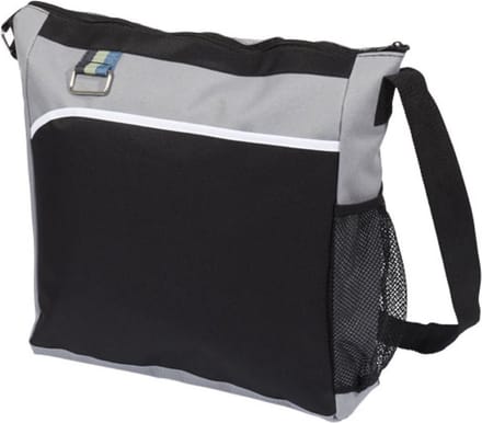 Weekendtas zwart - grijs Afmeting: 10 x 33 x 35,5 cm