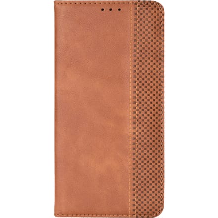 CaseBody Samsung Galaxy S21 Plus Retro Hoesje met Pasruimte Bruin