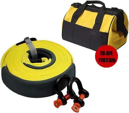 Sleepkabel - Trekkabel Autokabel - Voertuig Berging - Hoge Sterkte Nylon - 6 Meter 5 Ton