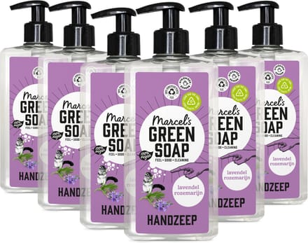 Marcel's Green Soap Handzeep - Lavendel & Rozemarijn - 6 x 500ml