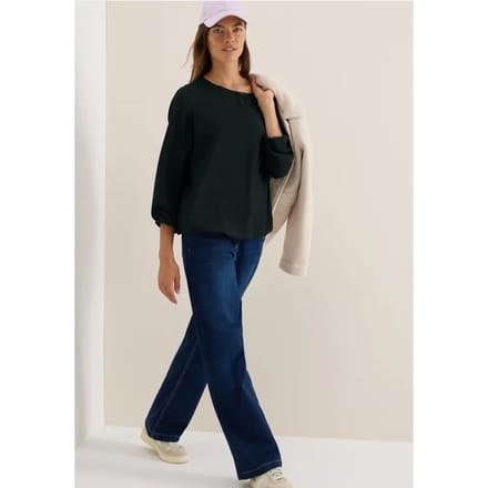 Blouse in effen kleur