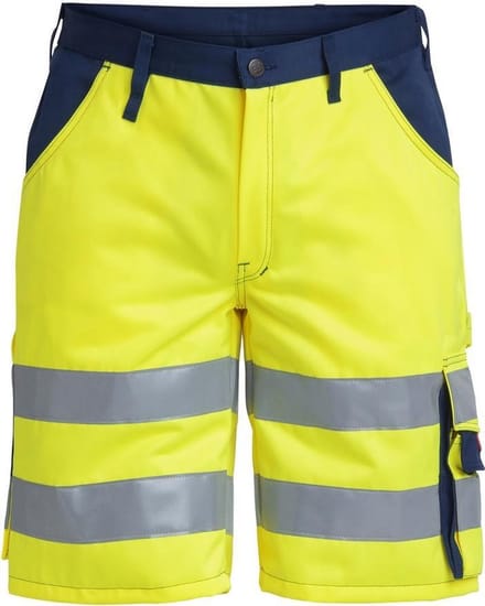 FE Engel Korte Broek EN 20471 6501-770 - Geel/Marine 3806 - 46