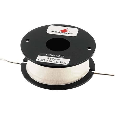 Monacor LSIP-68/2 Luidsprekerluchtspoel 0.68 mH