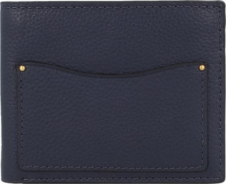 Fossil Anderson Portemonnee Leer 12 cm - Jongens - Horizontaal - marine
