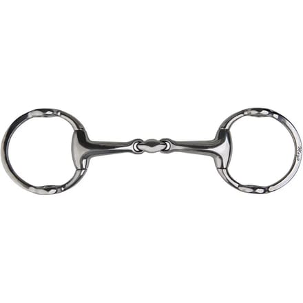 Metalab Magisch Systeem Dubbel Gebroken Lifting Snaffle Zilver 13.5 cm