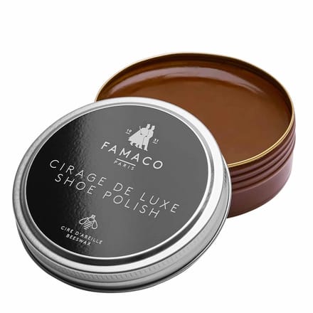 Schoensmeer met bijenwas - 100ml - middelbruin - Famaco Cirage de Luxe