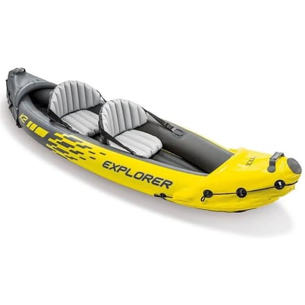 Intex Explorer K2 Kayak Set - 312 x 91 x 51 cm - Inclusief peddels en pomp