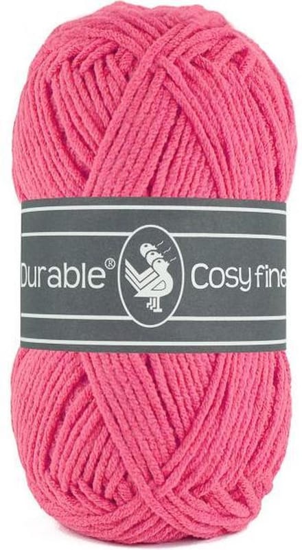 Durable Cosy Fine - acryl en katoen garen - Fuchsia roze 237 - 5 bollen