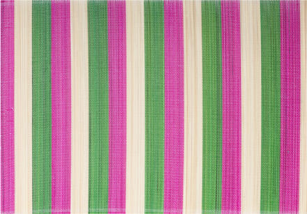 Kitsch Kitchen placemat bamboe groen/paars