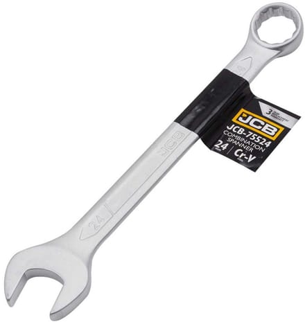 JCB JCB-75524 - Ringsleutel - 24mm - Satijnafwerking - Cr-V Staal