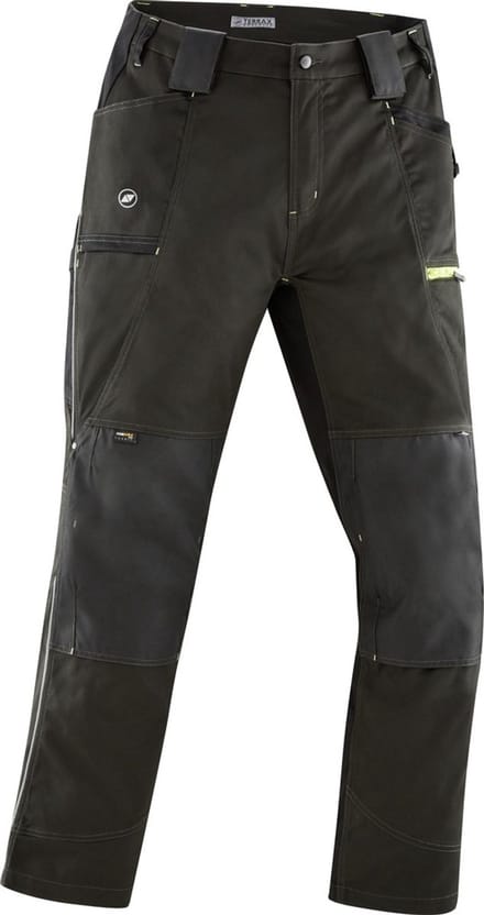 Terrax Workwear Arbeitshose donkergroen/Limette